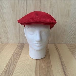 red kangol hat